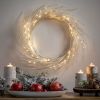 24" PAPER Wreath WITH LED LIGHTS