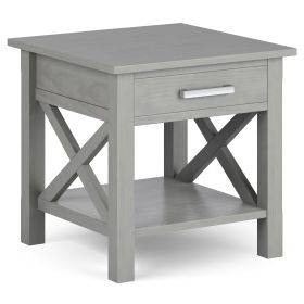 Kitchener - End Table - Fog Grey