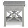 Kitchener - End Table - Fog Grey