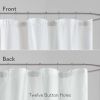 Ombre Printed Seersucker Shower Curtain Aqua 72x72"