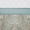 Printed and Embroidered Shower Curtain