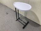 C-Shaped Side Table, C Table End Table for Sofa and Bedside, Couch Side Tables