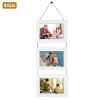 Wall Hanging Picture Collage Frame Wall Decor Without Mat Rustic Style Wood Photo Frame Display