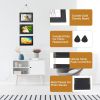 Wall Hanging Picture Collage Frame Wall Decor Without Mat Rustic Style Wood Photo Frame Display