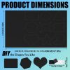 Blackout Curtains with Ruler and Tape Portable Window Curtain Black Oxford Cloth No Drill Window Shades Cuttable Temporary Black Out Shades for Home I
